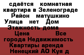 сдаётся 1 комнатная квартира в Зеленограде › Район ­ матушкино › Улица ­ нет › Дом ­ 513 › Этажность дома ­ 14 › Цена ­ 20 000 - Все города Недвижимость » Квартиры аренда   . Ненецкий АО,Куя д.